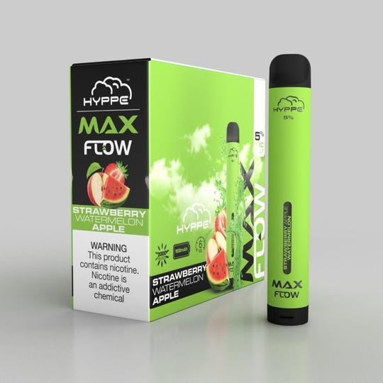 Puff Bar 2000 - Hyppe Max Flow Strawberry Watermelon Apple